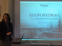 Egoforedrag ved Ingunn Steinsvik