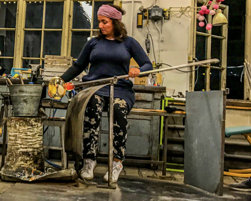 Besøk hos Celsius glass studio