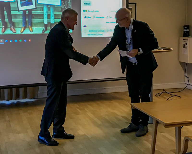 John Slørdal - nytt medlem i Aalesund Øst Rotaryklubb