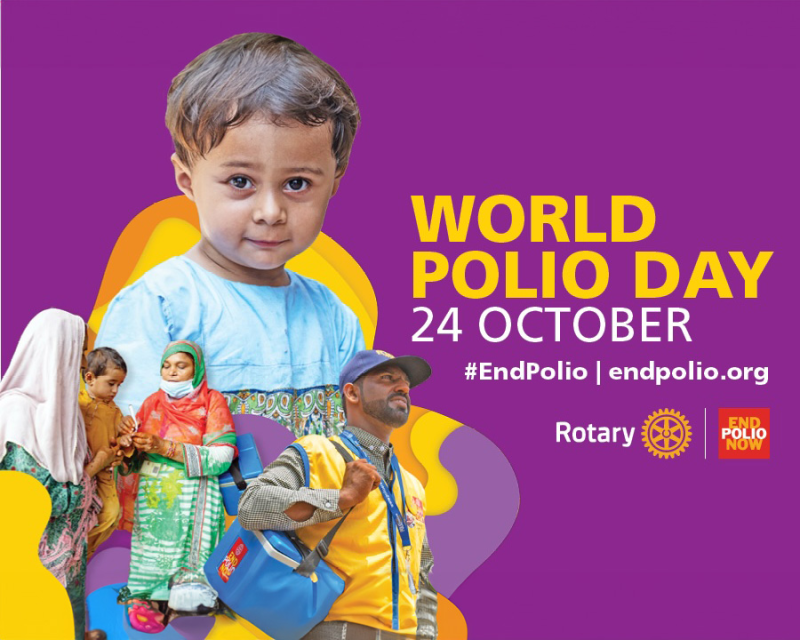 Hjelp Rotary med å utrydde polio nå!