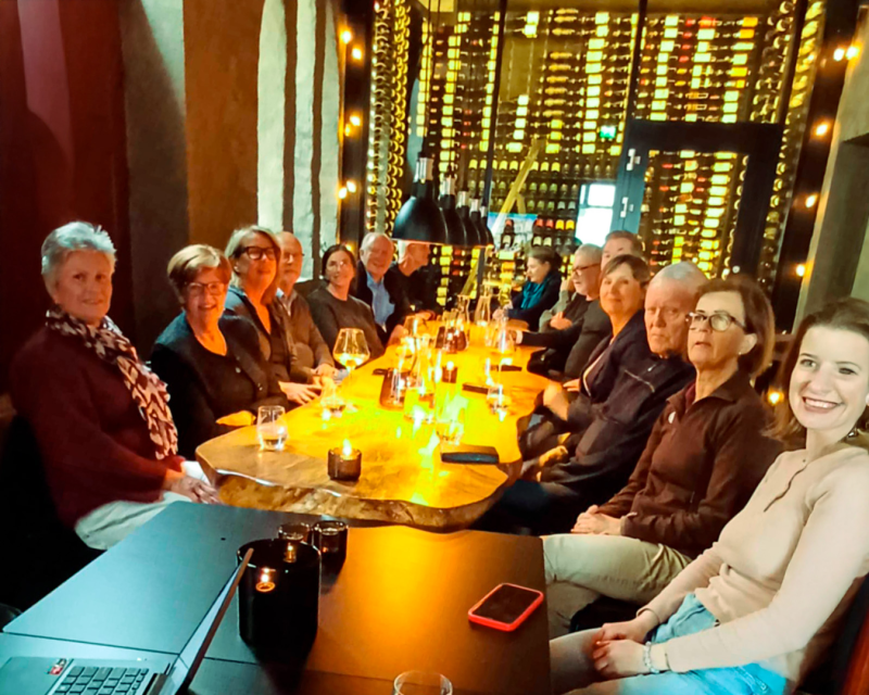 Bedriftsbesøk på Vino Bar
