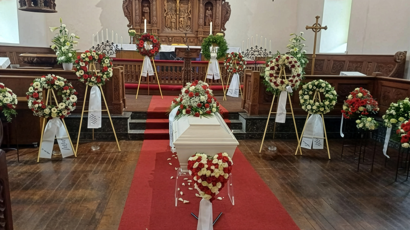 Begravelse Johan Gregorius "Gullik" Weiberg Gulliksen